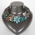 Collier-Kette "Flower" Multicolor