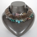Collier-Kette "Flower" Multicolor