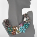 Collier-Kette "Flower" Multicolor
