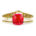 Armband "Armonia" Small, mit Granat und Perlen. Sterling Silber 925/000.