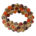 Armband in Gelbgold mit facettierten Steinkugeln in Feuerfarben