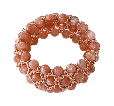 Damen Armband mit fecettierten Mondsteinen