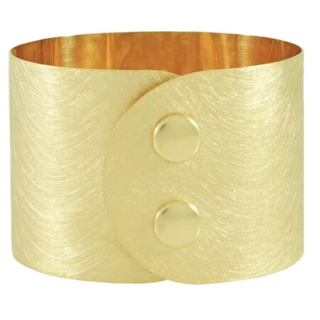 Damen Armband "Atelier" in Silber 935/000 mit Druckknopf Verschluss. Breite: 45 mm