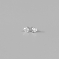 Diamant Ohrstecker mit Solitär Diamanten